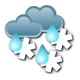 Chance of wet flurries or rain showers